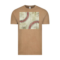 Vintage Coffee dirty baseball pattern Vintage Tee - TumblerDesignByShophia