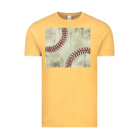 Vintage Mustard dirty baseball pattern Vintage Tee - TumblerDesignByShophia