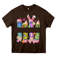 Chocolate Brown easter teacher pencils Heavy Core Tee - Artiststas