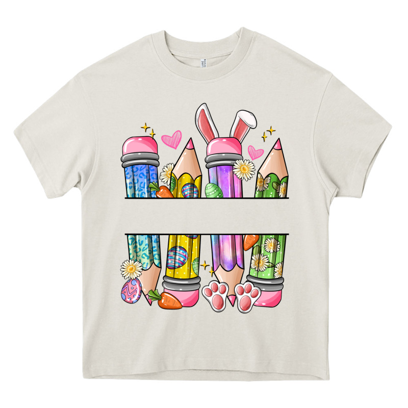 Easter Teacher Pencils Heavy Core Tee by Artiststas | Teevron