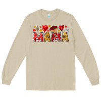 Mushroom Valentine's Day Mama Mother's Day Long Sleeve Tee - HowdyJamesFarm