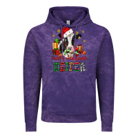 Cloud Purple merry christmas heifer cow Vintage Hoodie - CowGirlArtShop