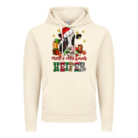 Vintage Artic merry christmas heifer cow Vintage Hoodie - CowGirlArtShop