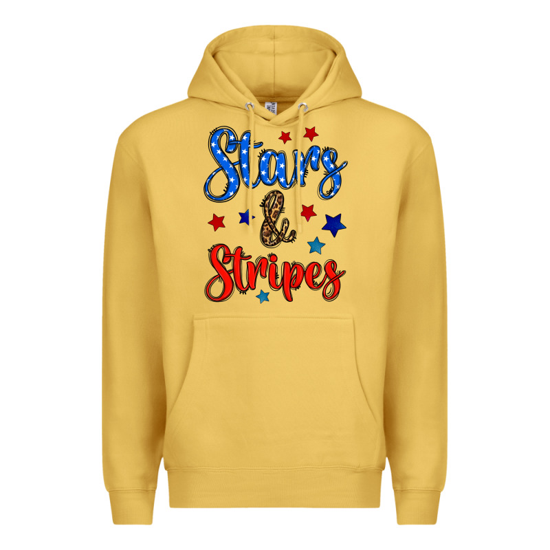 Stars & Stripes Premium Hoodie by BundleAndBundleShop | Teevron