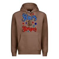 Chestnut stars & stripes Premium Hoodie - BundleAndBundleShop
