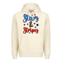 Sandshell stars & stripes Premium Hoodie - BundleAndBundleShop