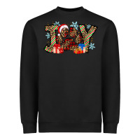 Black festive joy Heavyweight Sweatshirt - CowhideDigitalArt