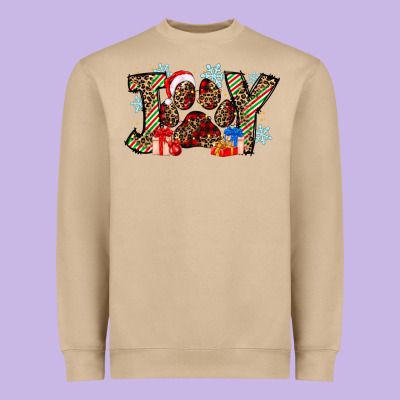 Festive Joy Heavyweight Sweatshirt Designed By Cowhidedigitalart