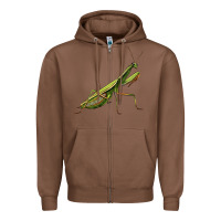 Chestnut mantis Zipper Hoodie - LillyAllenDesigns