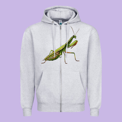 Mantis Zipper Hoodie Designed By Lillyallendesigns