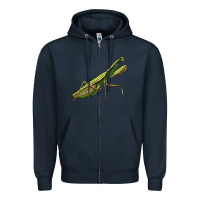 Navy mantis Zipper Hoodie - LillyAllenDesigns