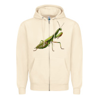 Sandshell mantis Zipper Hoodie - LillyAllenDesigns