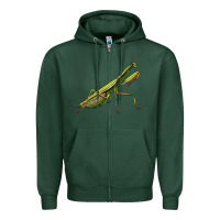 Sports Green mantis Zipper Hoodie - LillyAllenDesigns