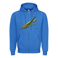 True Royal mantis Zipper Hoodie - LillyAllenDesigns
