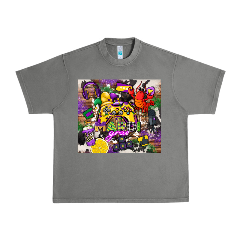 Mardi Gras Gamer Urban Heavy Tee by CowGirlArtShop | Teevron