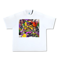White mardi gras gamer Urban Heavy Tee - CowGirlArtShop