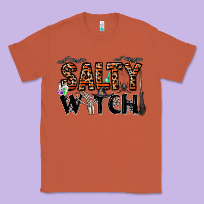 Salty Witch Classic Tee Designed By Cowhidedigitalart