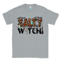 Heather Grey salty witch Classic Tee - CowhideDigitalArt
