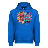 Cobalt sunflower in october we wear pink Urban Hoodie - AdoDesignShop