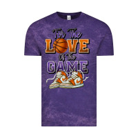 Cloud Purple for the love of the game basketball Vintage Tee - HowdyJamesFarm