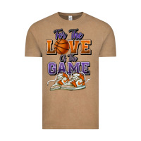 Vintage Coffee for the love of the game basketball Vintage Tee - HowdyJamesFarm