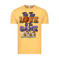 Vintage Mustard for the love of the game basketball Vintage Tee - HowdyJamesFarm