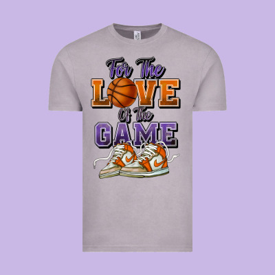 For The Love Of The Game Basketball Vintage Tee Designed By Howdyjamesfarm