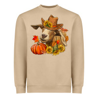 Mushroom fall goat Heavyweight Sweatshirt - LillyAllenDesigns