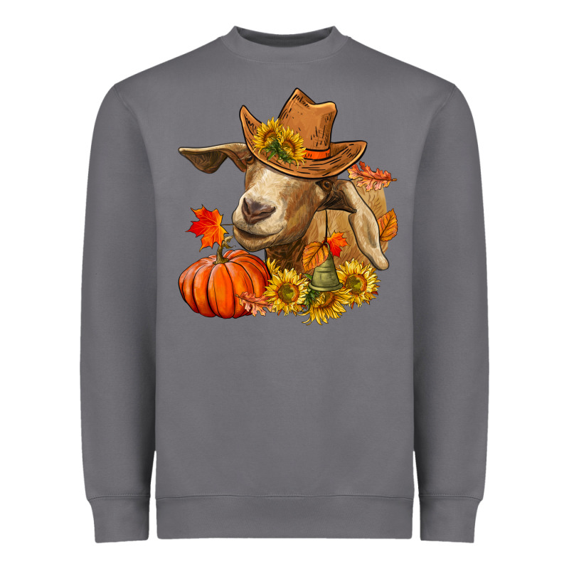 Fall Goat Heavyweight Sweatshirt by LillyAllenDesigns | Teevron