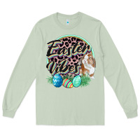 Matcha Easter vibes Easter Day Long Sleeve Tee - CowGirlArtShop