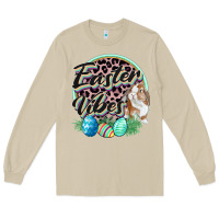 Mushroom Easter vibes Easter Day Long Sleeve Tee - CowGirlArtShop
