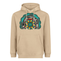 Mushroom gemstone sunflower  rainbow Heavyweight Hoodie - Artiststas