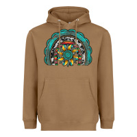 Toasted Coconut gemstone sunflower  rainbow Heavyweight Hoodie - Artiststas