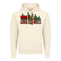 Vintage Artic merry christmas  cross Vintage Hoodie - CowGirlArtShop