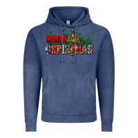 Vintage Denim merry christmas  cross Vintage Hoodie - CowGirlArtShop