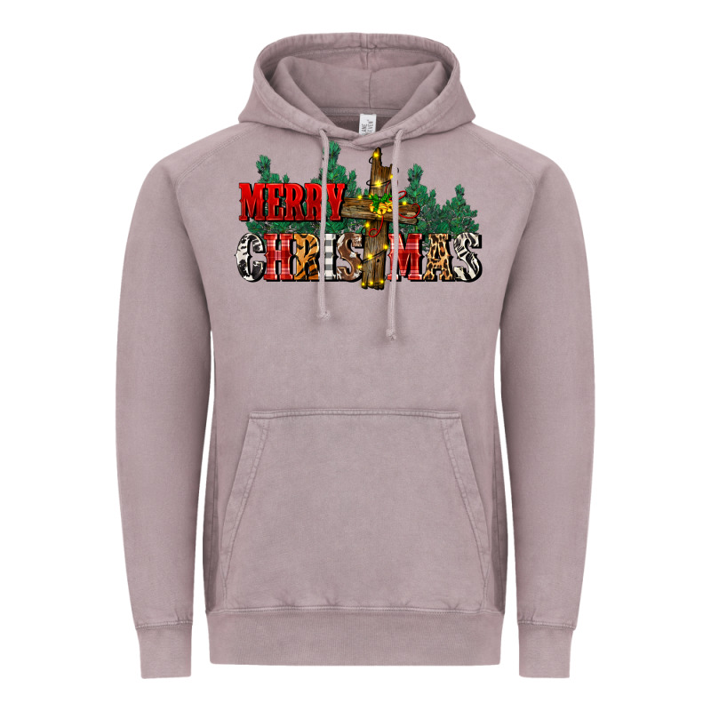 Merry Christmas  Cross Vintage Hoodie by CowGirlArtShop | Teevron