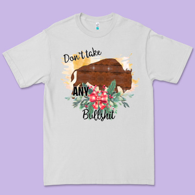 Take No Bull Floral Rodeo Premium Tee Designed By Bettercallsaul