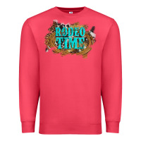 Cardinal rodeo time  with leopard and cowhide Premium Sweatshirt - Artiststas