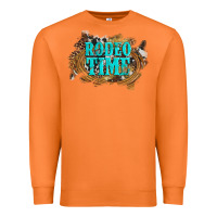 Carrot rodeo time  with leopard and cowhide Premium Sweatshirt - Artiststas