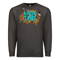 Smoke rodeo time  with leopard and cowhide Premium Sweatshirt - Artiststas