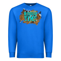 True Royal rodeo time  with leopard and cowhide Premium Sweatshirt - Artiststas