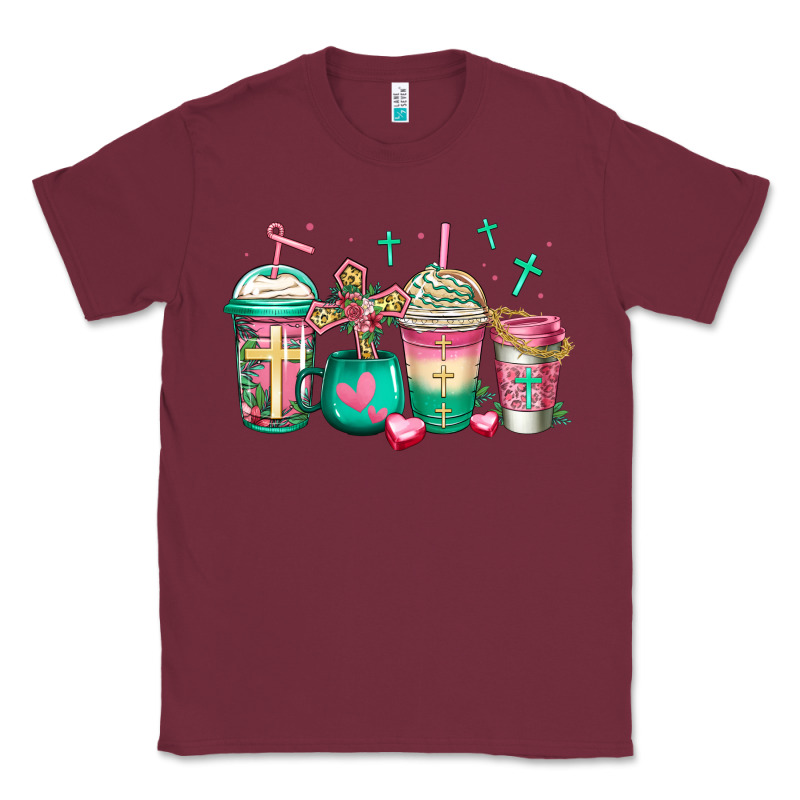 Religious Christian Coffee Cups Classic Tee by Jasminsmagicworld | Teevron