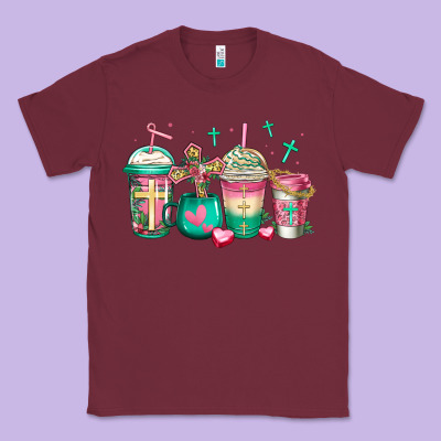 Religious Christian Coffee Cups Classic Tee Designed By Jasminsmagicworld