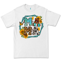 White sunflowers hexagon frame mama Premium Tee - Jasminsmagicworld
