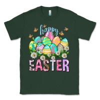 Sports Green Happy Easter with eggs Classic Tee - NancyCooperArtShop