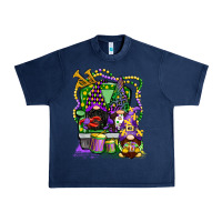 Navy mardi gras gnomies truck Urban Heavy Tee - CowGirlArtShop