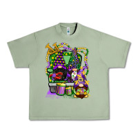 Oil Green mardi gras gnomies truck Urban Heavy Tee - CowGirlArtShop