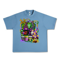 Pebble Blue mardi gras gnomies truck Urban Heavy Tee - CowGirlArtShop