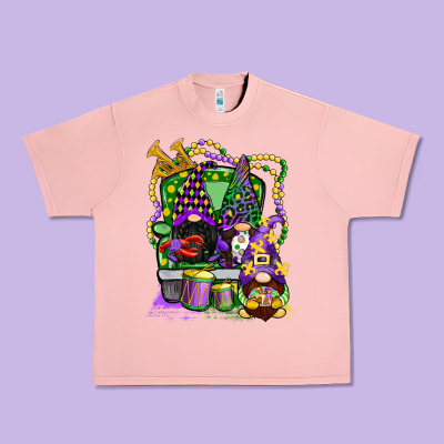 Mardi Gras Gnomies Truck Urban Heavy Tee Designed By Cowgirlartshop
