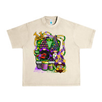 Sandshell mardi gras gnomies truck Urban Heavy Tee - CowGirlArtShop